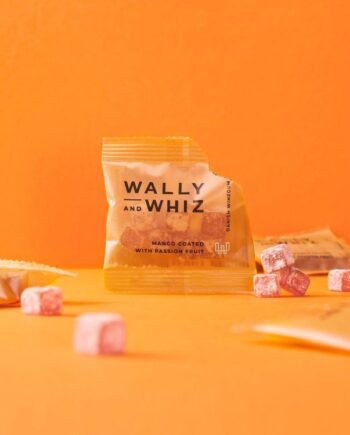 Flowpack Wally & Whiz vingummi - Mango med Passion