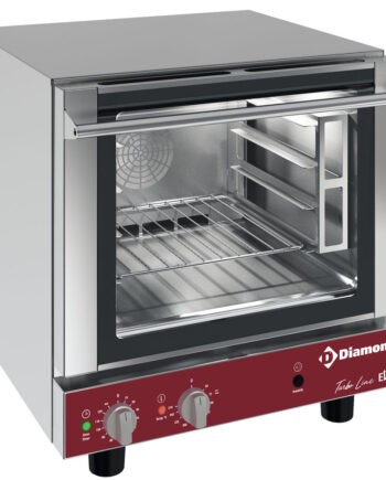 Combisteamer - Elektrisk varmluftovn, 4x GN 2/3 + manuel damp