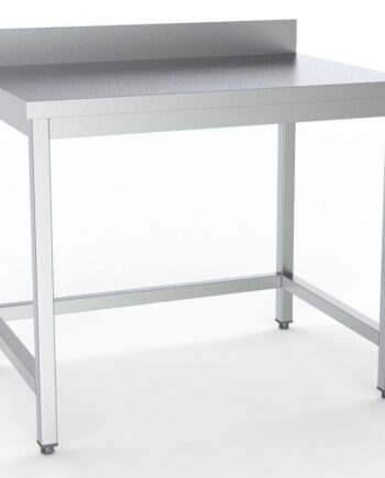 Arbejdsbord 200 x 60 cm - Med bagkant
