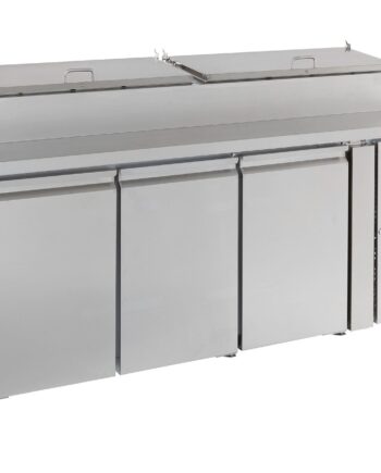 Saladette - 3 låger - 3 x 1/1 GN / 8 x 1/3 GN
