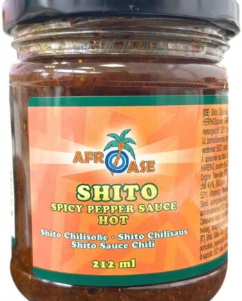 Afroase Shito Chili Sauce, Stærk 212 ml