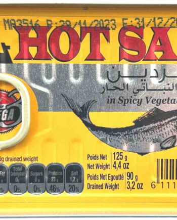 Hot Safi Sardiner i Olie 125 g