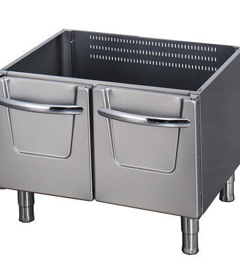Komfur - Keramisk 900 med 4 plader - EL - 4 x 3 kW - Med låger
