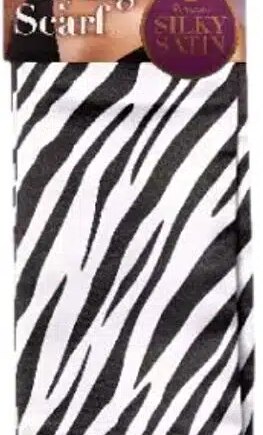 Red By Kiss Edge Laying Scarf Zebra