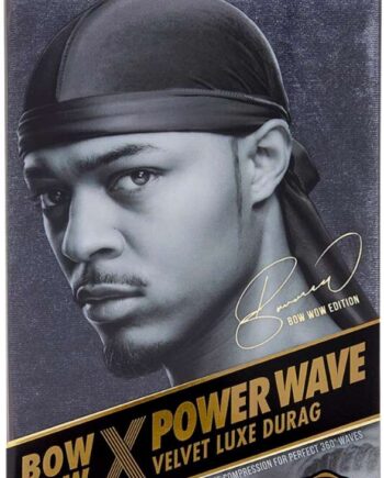 Red By Kiss Power Wave Velvet Luxe Durag Sort