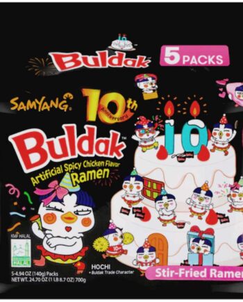 Samyang Buldak Hot Chicken Ramen 5-pack