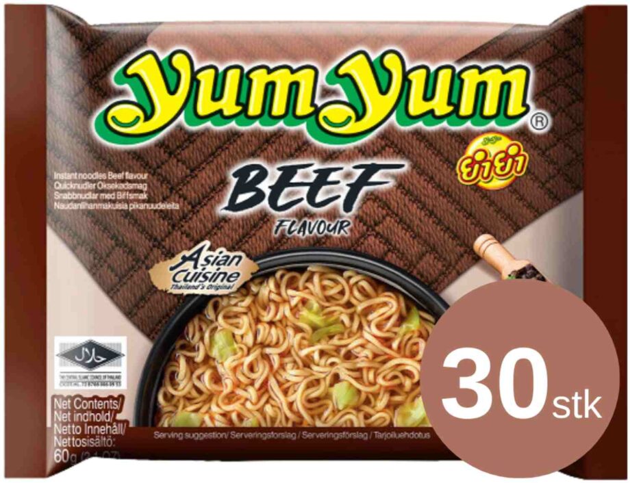 Yum Yum Nudler Okse 30 stk