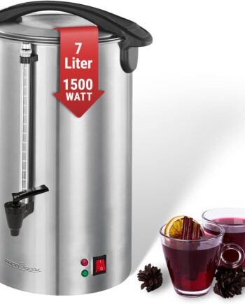 Gløggkomfur / varmtvandsdispenser - 7 liter