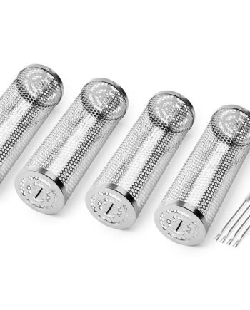 Stor grillkurv cylinder  -  4 stk