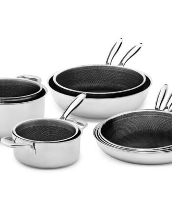 Komplet sæt | 10-dele gryde- og pandesæt | onyx cookware