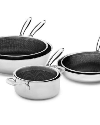 6-dele køkkensæt | hybrid non-stick onyx cookware køkkensæt | onyxcoockware