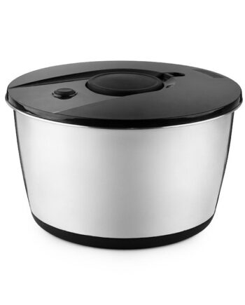Stainless steel salad spinner