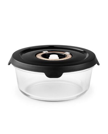 Rund vakuum glasbeholder  -  635ml