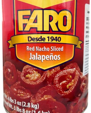 Faro Red Nacho Sliced Jalapenos 2,8 kg