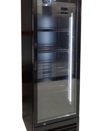 Backbar - Glaskøleskab - 347 liter - Sort
