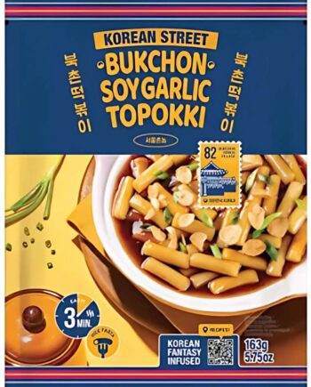 Korean Street Bukchon Soy Garlic Topokki 163 g