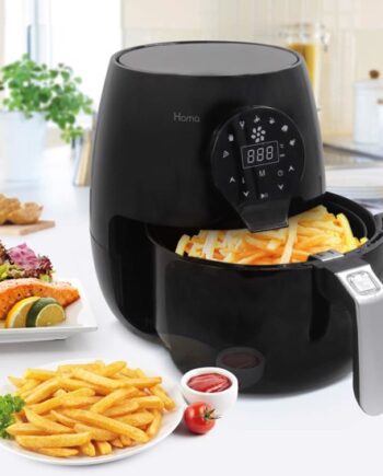 Air Fryer fra Homa 3,5 liter. Elektronisk med 7 programmer og non-stick belægning - Billig fragt