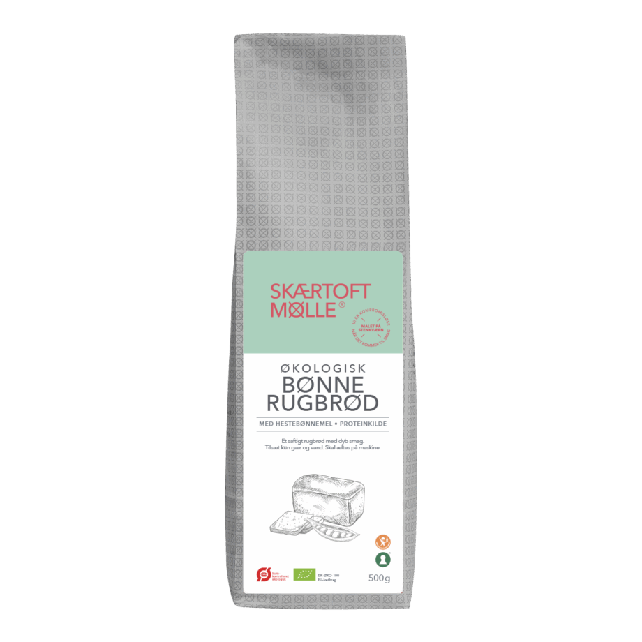 BØNNERUGBRØD - ØKOLOGISK - BRØDBLANDING - 500 G