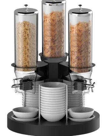 3-rørs roterende korndispenser