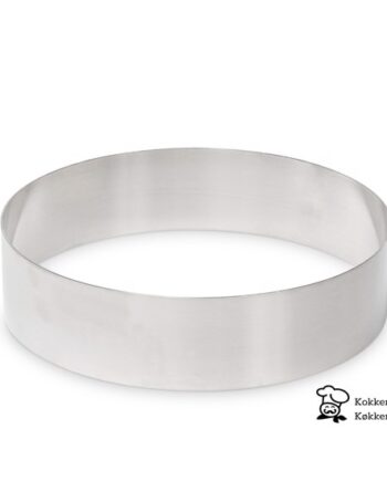 Anretterring / Kagering / Moussering, Ø22 cm. H6 cm fra Kokkens Køkkengrej - Hurtig levering