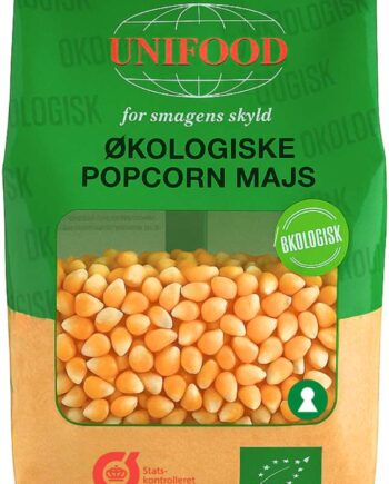 Unifood Popcorn Majs Økologisk 500 g
