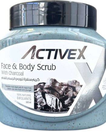 ActiveX Face & Body Scrub Charcoal 500 ml