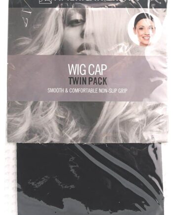 American Dream Black Wig Cap - 2 stk