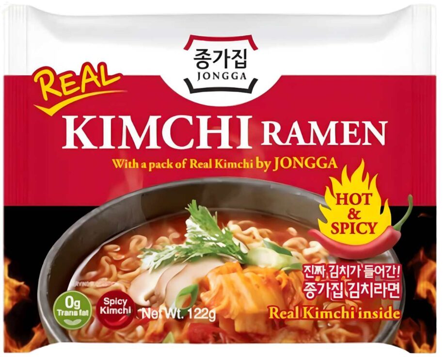 Jongga Kimchi Ramen Nudler 122 g