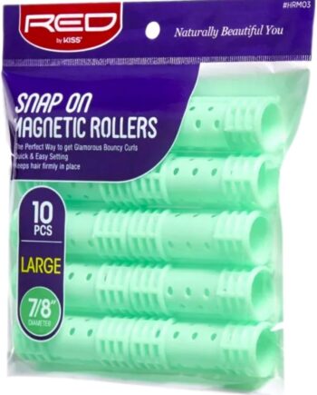 Red By Kiss Magnetic Rollers Large