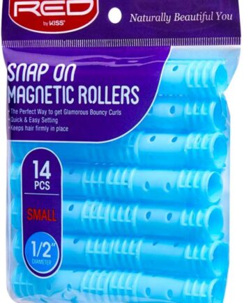 Red By Kiss Magnetic Rollers Small