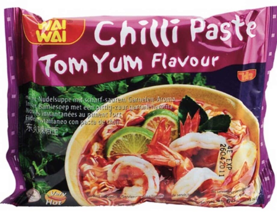 Wai Wai Chili Tom Yum Nudler 60 g