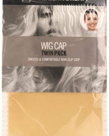American Dream Beige Wig Cap - 2 stk