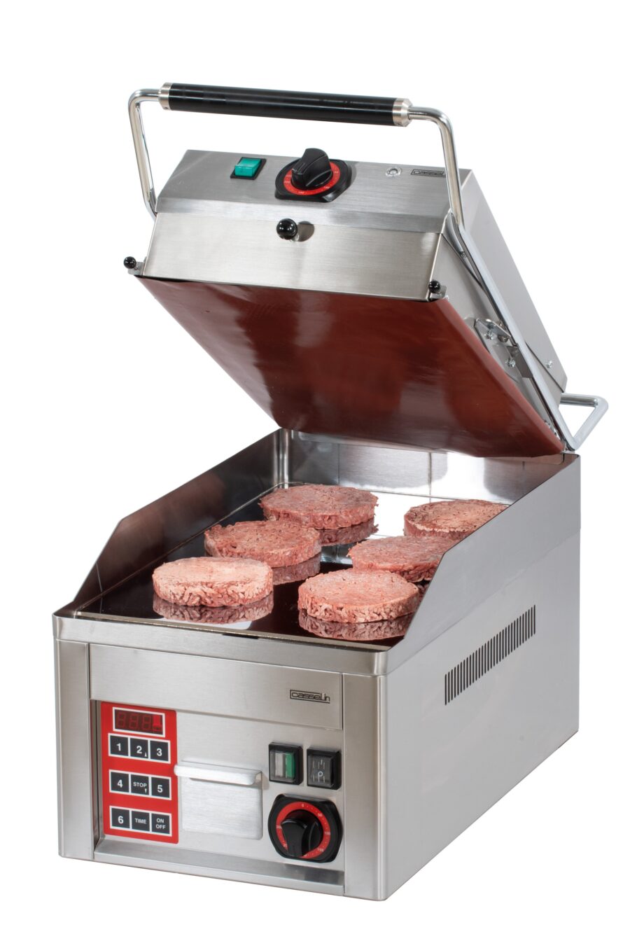 Elektrisk Clam kontaktgrill - Burger Steger - 6 bøffer