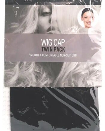 American Dream Black Wig Cap - 2 stk