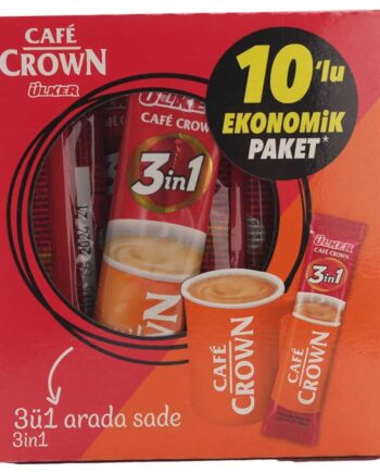 Ulker Café Crown 3in1 Instant Coffee 10 stk