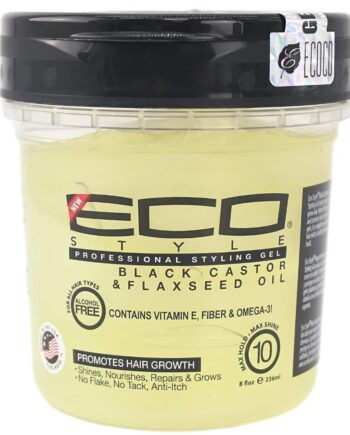 Eco Black Castor & Flaxseed Oil Gel 236 ml