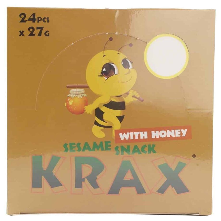 Krax Sesam Snacks Honning (24 stk) 648 g
