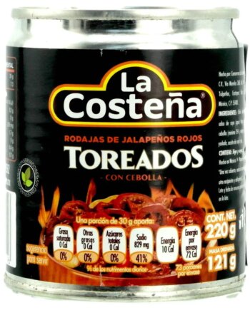 La Costena Toreados Jalapeno, Skiver 220 g